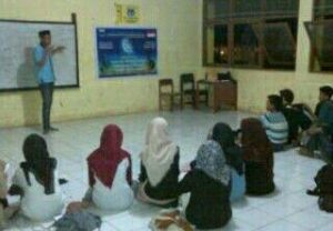 Suasana penerimaan anggota baru yang digelar oleh PMII cabang Gowa Komisariat UIN di Pondok Pesantren Guppi. (20-22/05/2016)